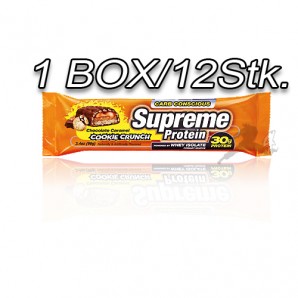 Supreme Protein Bar Box 85g Chocolate Caramel Cookies Crunch